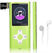 Load image into Gallery viewer, Mp3 Player,Music Player with a 16 GB Memory Card Portable Digital Music Player/Video/Voice Record/FM Radio/E-Book Reader/Photo Viewer/1.8 LCD