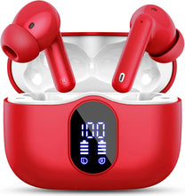 Load image into Gallery viewer, Wireless Earbuds, Bluetooth 5.4 Headphones Bass Stereo, Ear Buds with Noise Cancelling Mic, LED Display in Ear Earphones Clear Calls, IP7 Waterproof Bluetooth Earbuds for Laptop/Phones/Sports