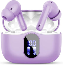 Load image into Gallery viewer, Wireless Earbuds, Bluetooth 5.4 Headphones Bass Stereo, Ear Buds with Noise Cancelling Mic, LED Display in Ear Earphones Clear Calls, IP7 Waterproof Bluetooth Earbuds for Laptop/Phones/Sports