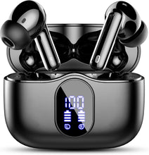 Load image into Gallery viewer, Wireless Earbuds, Bluetooth 5.4 Headphones Bass Stereo, Ear Buds with Noise Cancelling Mic, LED Display in Ear Earphones Clear Calls, IP7 Waterproof Bluetooth Earbuds for Laptop/Phones/Sports