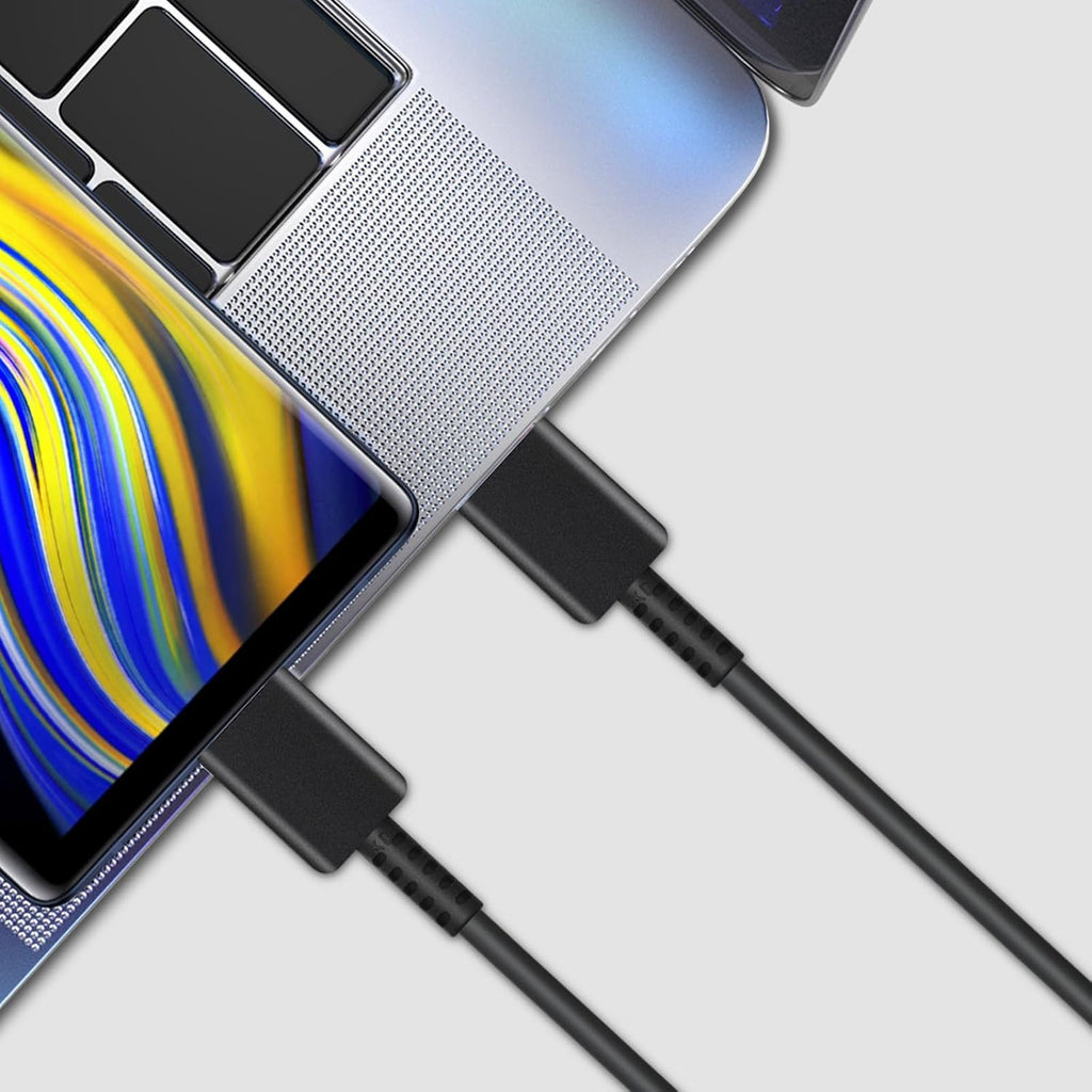 Type C Charger 25W Type C Fast Charging Block with 6ft USB C Charger Cable Compatible with Galaxy S25 S24 S23 S22 S21+/Phone 17/16/16 Pro Max/15/15 Pro Max/15 Plus-Black